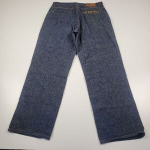 Vintage Y2K Ecko Untld Jeans Mens 34x30 Baggy Wide Leg Grunge Jnco Style Hip Hop